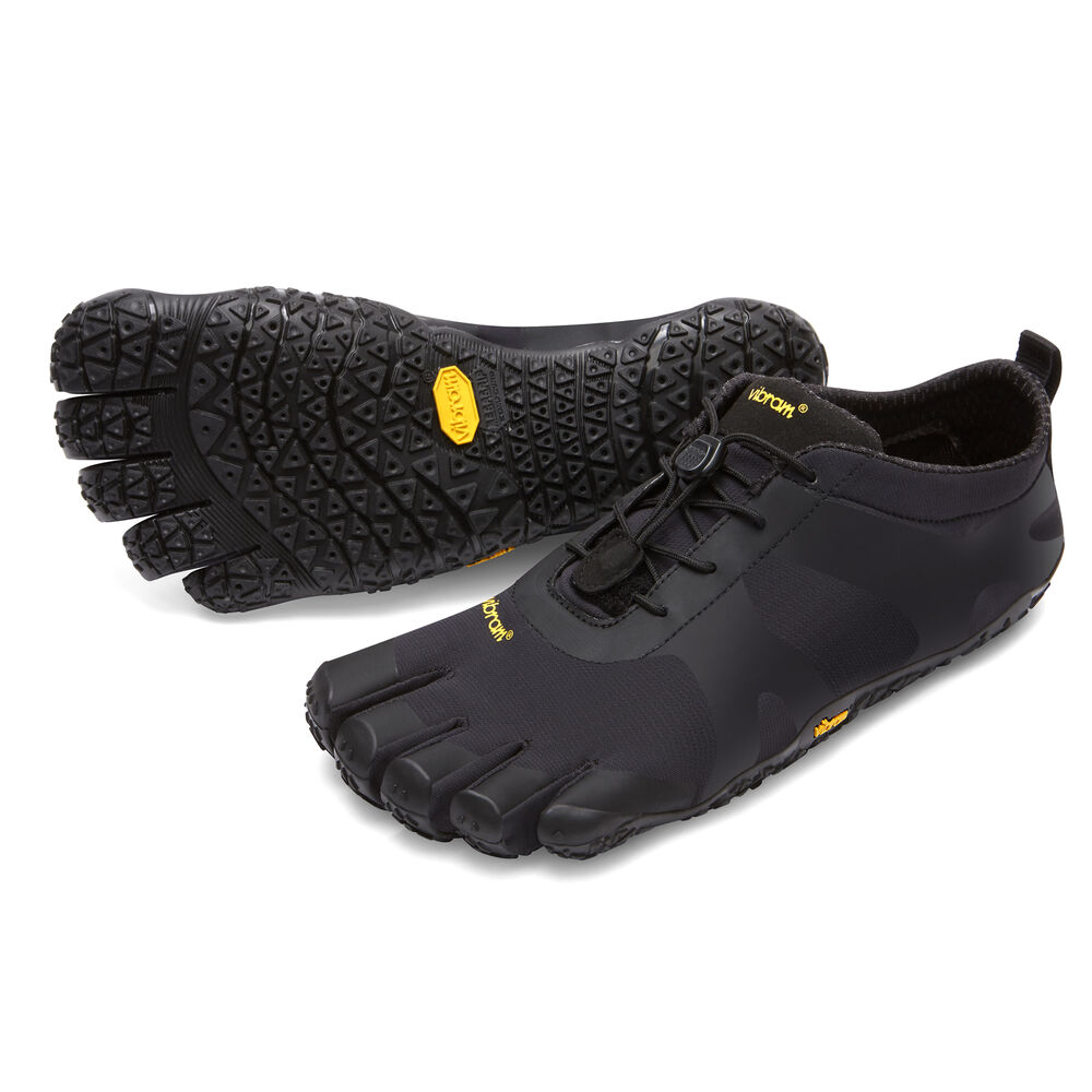Vibram Fivefingers V-Alpha Mens Training Shoes Black Australia (AFV203685)